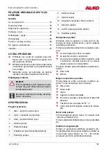 Preview for 53 page of AL-KO JET 1002 INOX Original Instructions For Use