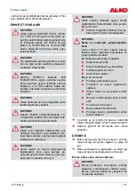 Preview for 111 page of AL-KO JET 1002 INOX Original Instructions For Use