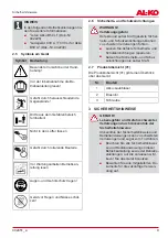 Preview for 9 page of AL-KO LB 2060 Operating Instructions Manual