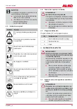 Preview for 97 page of AL-KO LB 2060 Operating Instructions Manual