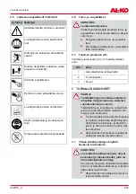 Preview for 227 page of AL-KO LB 2060 Operating Instructions Manual