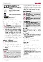 Preview for 7 page of AL-KO LB 36 Li Operating Instructions Manual