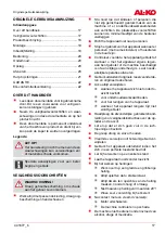 Preview for 17 page of AL-KO LB 36 Li Operating Instructions Manual