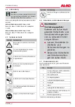 Preview for 9 page of AL-KO LB 4060 Translation Of The Original Instructions For Use