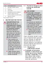 Preview for 201 page of AL-KO LB 4060 Translation Of The Original Instructions For Use