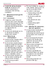 Preview for 261 page of AL-KO LB 4060 Translation Of The Original Instructions For Use