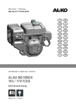 AL-KO LC 165 FDS Operating Instructions Manual preview