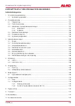 Предварительный просмотр 159 страницы AL-KO LSH 4 Operating Instructions Manual