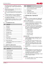 Preview for 97 page of AL-KO MH 2500 Slice Manual