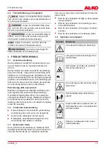 Preview for 111 page of AL-KO MH 2500 Slice Manual