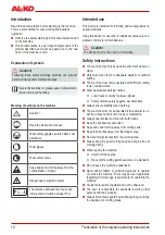 Preview for 16 page of AL-KO MS 2600 Instruction Manual