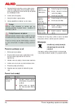 Preview for 96 page of AL-KO MS 2600 Instruction Manual