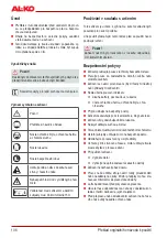 Preview for 106 page of AL-KO MS 2600 Instruction Manual