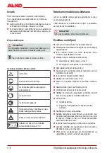 Preview for 178 page of AL-KO MS 2600 Instruction Manual