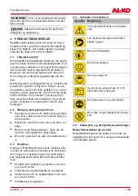 Preview for 189 page of AL-KO MULTITOOL MT 40 Instructions For Use Manual