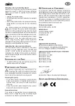 Preview for 11 page of AL-KO Orion TC 250 Operating Instructions Manual