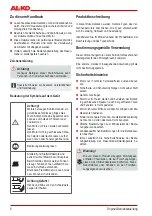 Preview for 6 page of AL-KO PRO 140 /QSS OHV Information Manuals Service