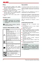 Preview for 36 page of AL-KO PRO 140 /QSS OHV Information Manuals Service