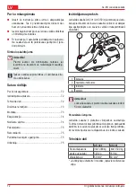 Preview for 72 page of AL-KO PROFI AK 301 Operating Instructions Manual