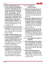 Preview for 347 page of AL-KO SF 4036 Translation Of The Original Instructions For Use