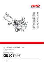 AL-KO Snow Line 55E Operating Manual preview