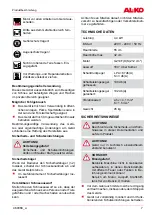 Предварительный просмотр 7 страницы AL-KO Snow Line 55E Operating Manual