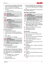 Предварительный просмотр 11 страницы AL-KO Snow Line 55E Operating Manual