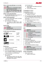 Предварительный просмотр 113 страницы AL-KO Snow Line 55E Operating Manual