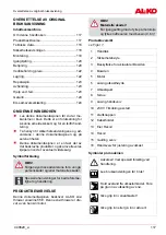 Предварительный просмотр 117 страницы AL-KO Snow Line 55E Operating Manual