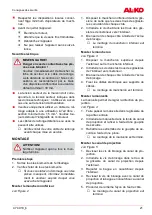 Предварительный просмотр 21 страницы AL-KO Snowline 46E Original Operating Instructions