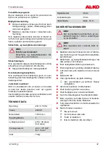 Предварительный просмотр 97 страницы AL-KO Snowline 46E Original Operating Instructions