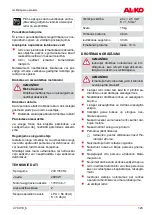 Предварительный просмотр 125 страницы AL-KO Snowline 46E Original Operating Instructions