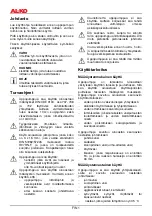 Предварительный просмотр 52 страницы AL-KO SPV 10000 INOX User Manual