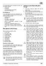 Предварительный просмотр 9 страницы AL-KO TDS 1001/3 Operating Instructions Manual