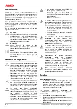 Предварительный просмотр 20 страницы AL-KO TDS 1001/3 Operating Instructions Manual