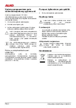 Предварительный просмотр 38 страницы AL-KO TDS 1001/3 Operating Instructions Manual