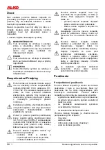 Предварительный просмотр 44 страницы AL-KO TDS 1001/3 Operating Instructions Manual