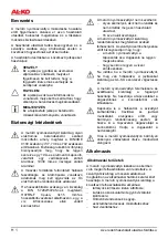 Предварительный просмотр 48 страницы AL-KO TDS 1001/3 Operating Instructions Manual