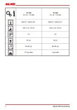 Предварительный просмотр 4 страницы AL-KO TE 450 Manual