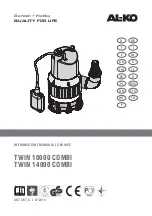 Предварительный просмотр 1 страницы AL-KO TWIN 10000 combi Manual