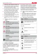 Preview for 239 page of AL-KO WR 2000 Translation Of The Original Instructions For Use