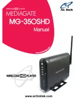 Preview for 1 page of AL Tech MediaGate MG-350SHD User Manual