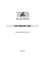 Alacron FASTIMAGE 1300 Integration Manual preview