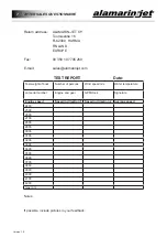 Предварительный просмотр 7 страницы Alamarin Jet AJ 160 Operation And Maintenance Manual