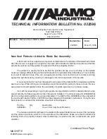 Preview for 16 page of Alamo Industrial Machete MB21 Information & Service Bulletin