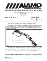 Preview for 22 page of Alamo Industrial Machete MB21 Information & Service Bulletin