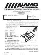 Preview for 26 page of Alamo Industrial Machete MB21 Information & Service Bulletin