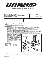 Preview for 62 page of Alamo Industrial Machete MB21 Information & Service Bulletin