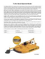 Предварительный просмотр 5 страницы Alamo Industrial RX60 Operator'S Manual