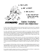 Preview for 3 page of Alamo Industrial Swingtrim Operator'S Manual